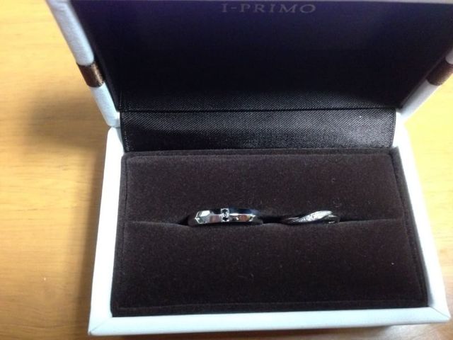 2015年夏頃購入した結婚指輪。