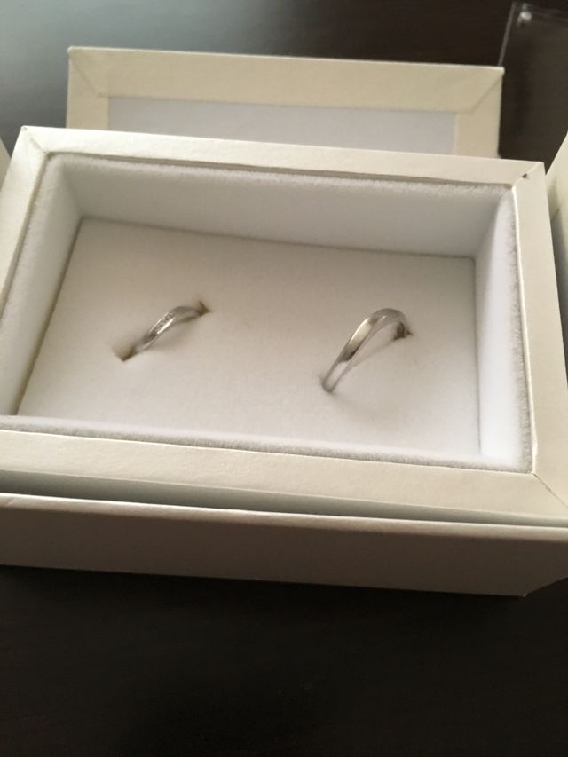 私のはダイヤを少し入れてます！