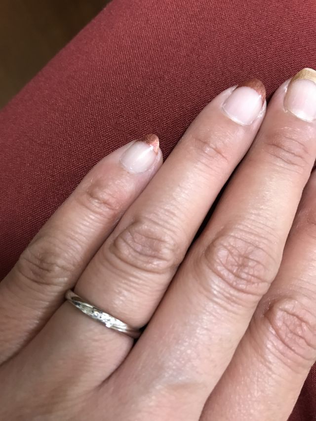 今日付けました！