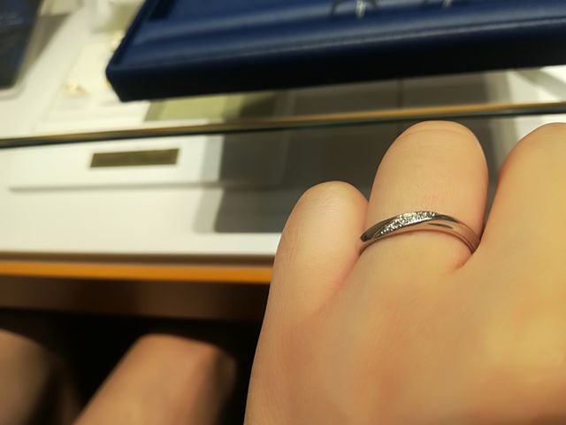 購入を決めた指輪です。