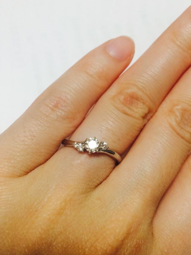 リングのアップの写真