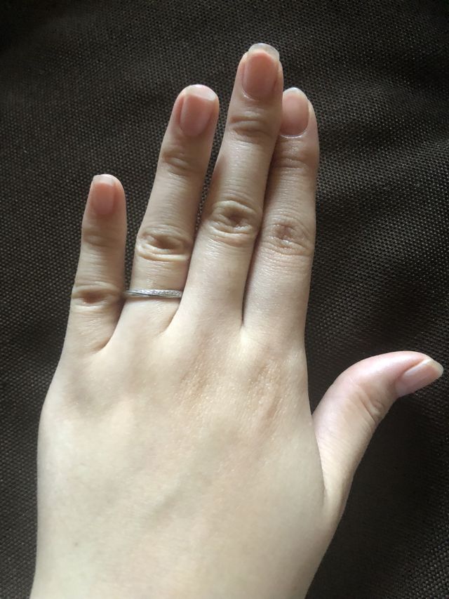 ダイヤが斜めに入ってるのがお気に入りです。