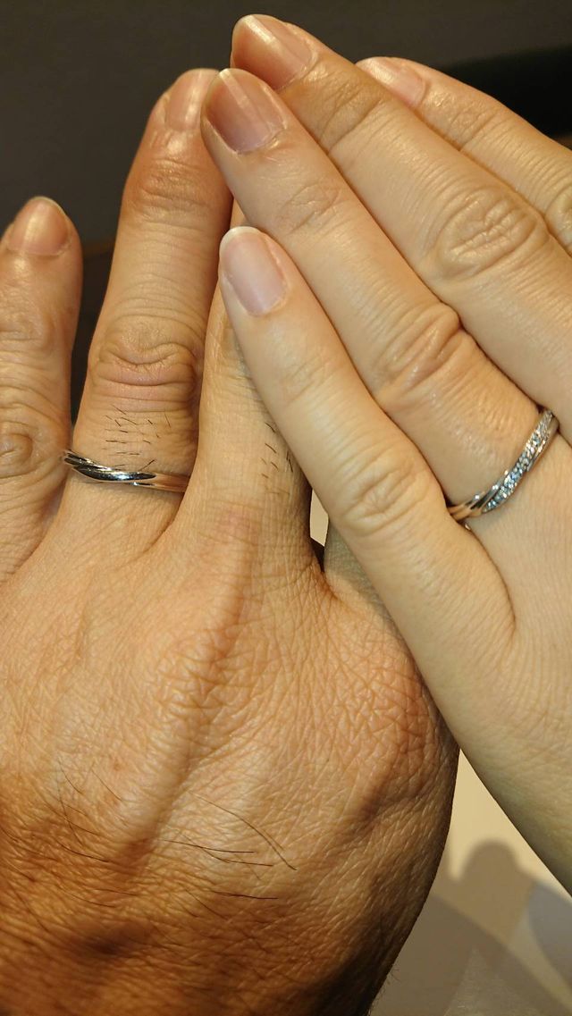 細身のリングです