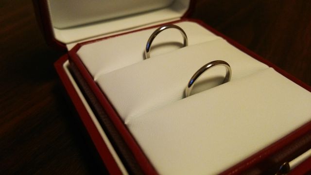 購入して家で二人で撮りました！