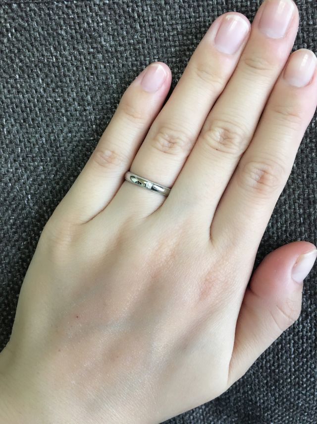 可愛らしい印象の指輪です