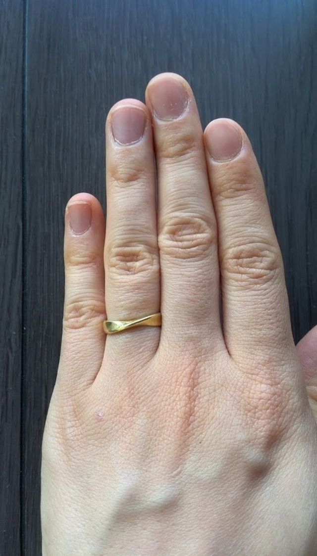 装着したところ