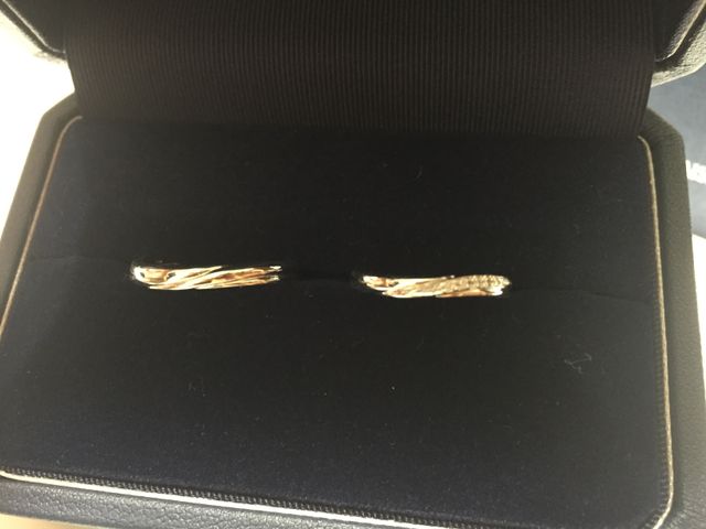 結婚指輪です。