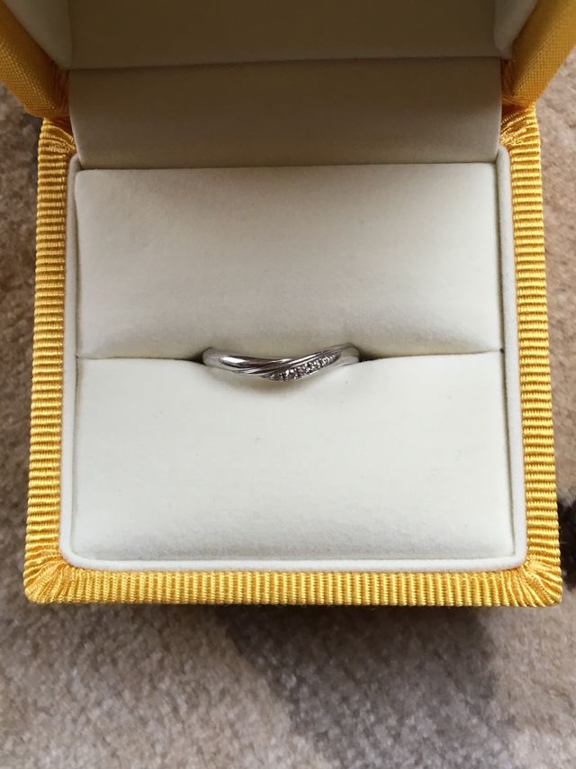 指の流れに沿ったライン