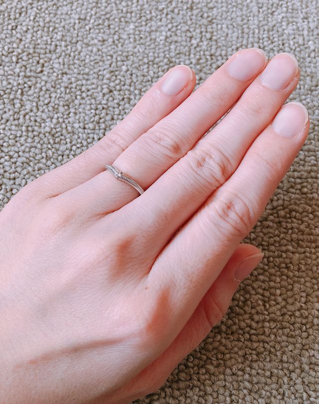 指輪の形が気に入っています。