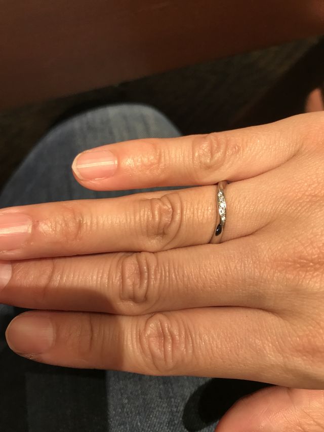 一目惚れしてこれだと思い決めました！