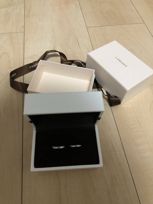 アイプリモの結婚指輪です。
