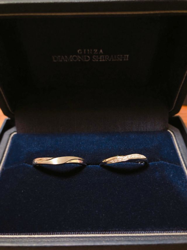 結婚指輪です。