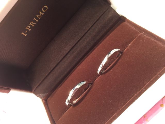 彼とペアにさせていただきました