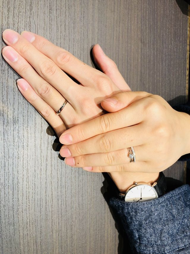 お店の方がオススメの綺麗に撮れる方法で撮って下さりました。