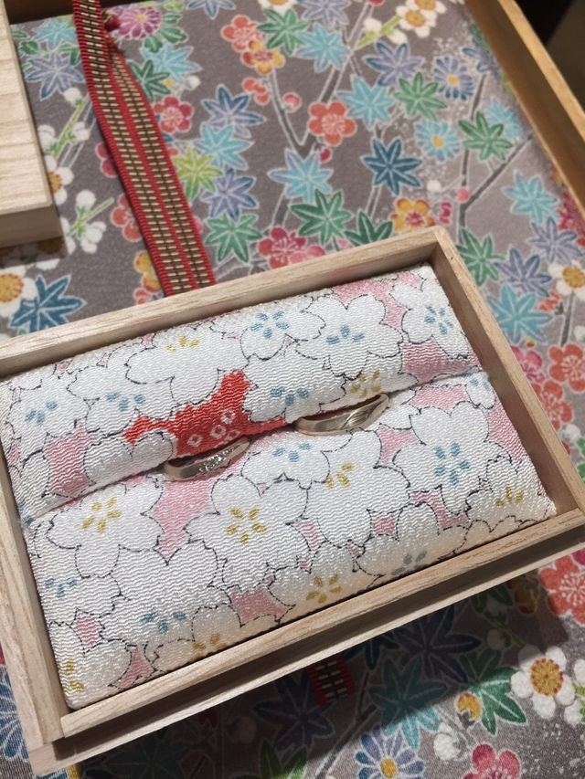 指輪を受け取った時