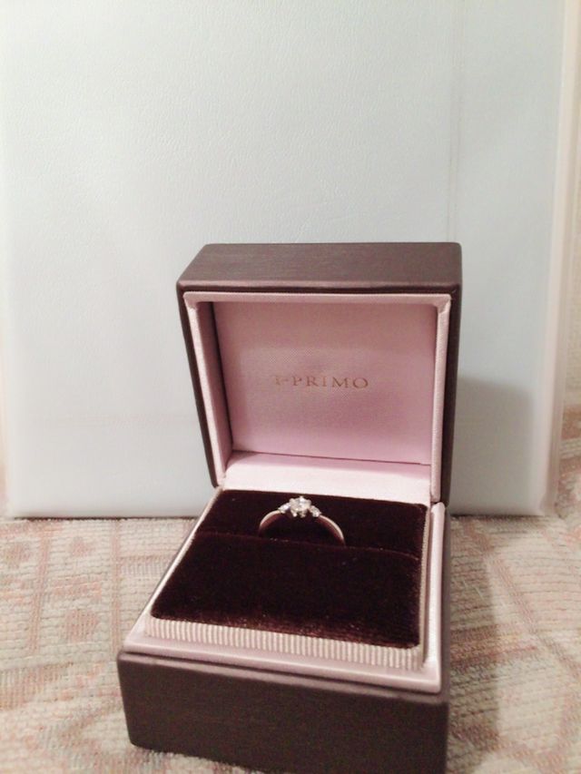 彼からいただいた婚約指輪