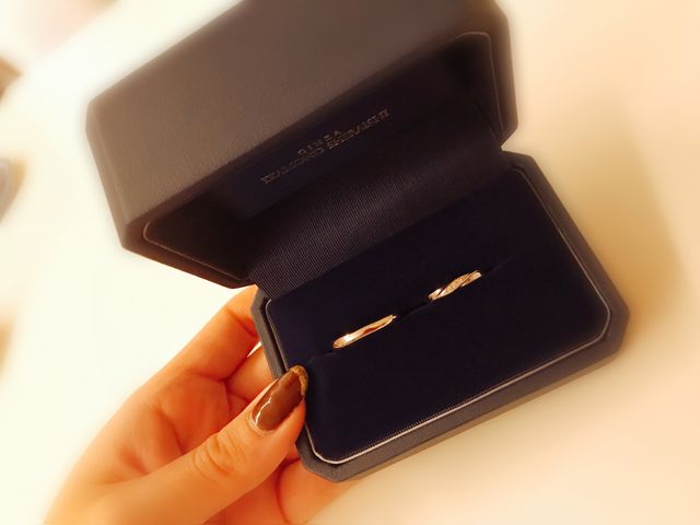 旦那のものはとてもシンプル！私の方はデザインや形がお気に入