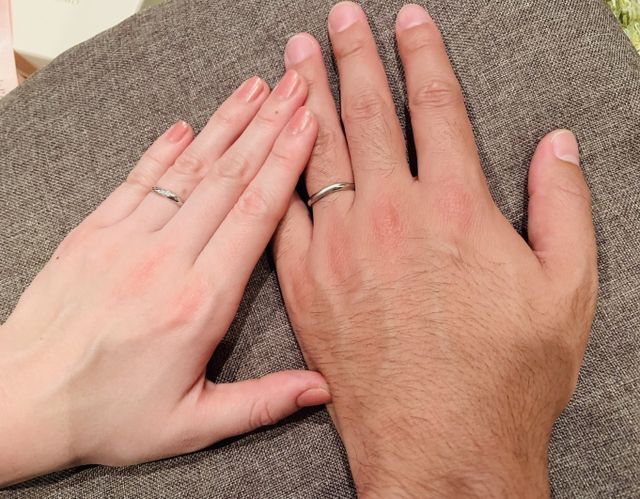 結婚指輪です
