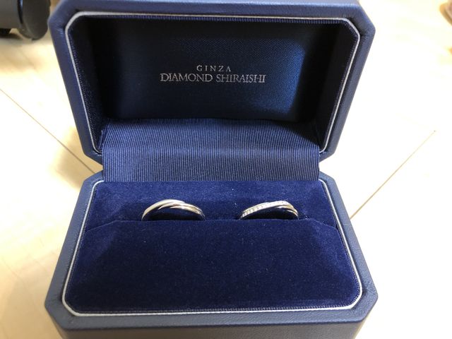 ケースに入れた結婚指輪