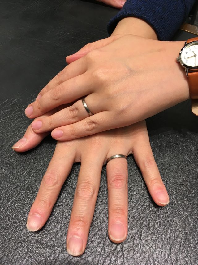 2人の誓いの指輪です