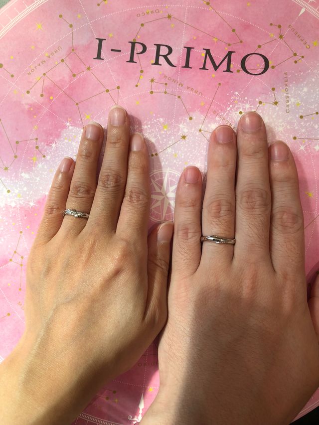 特徴のあるデザイン。お揃い感が嬉しいです。