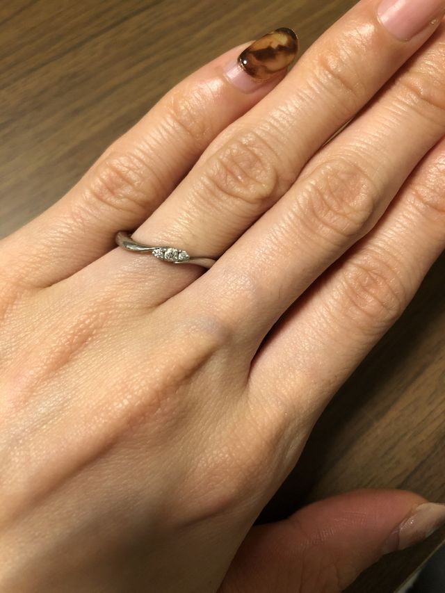 結婚指輪です