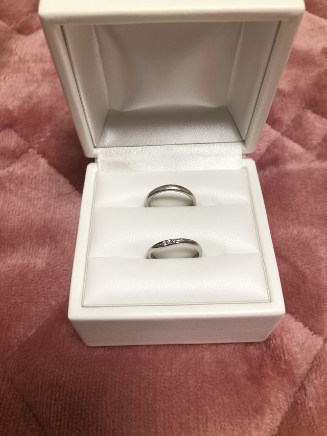 シンプルな指輪ケース