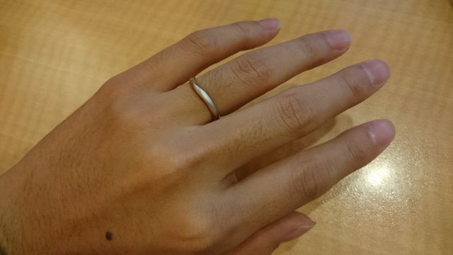 購入して早速着用しました。