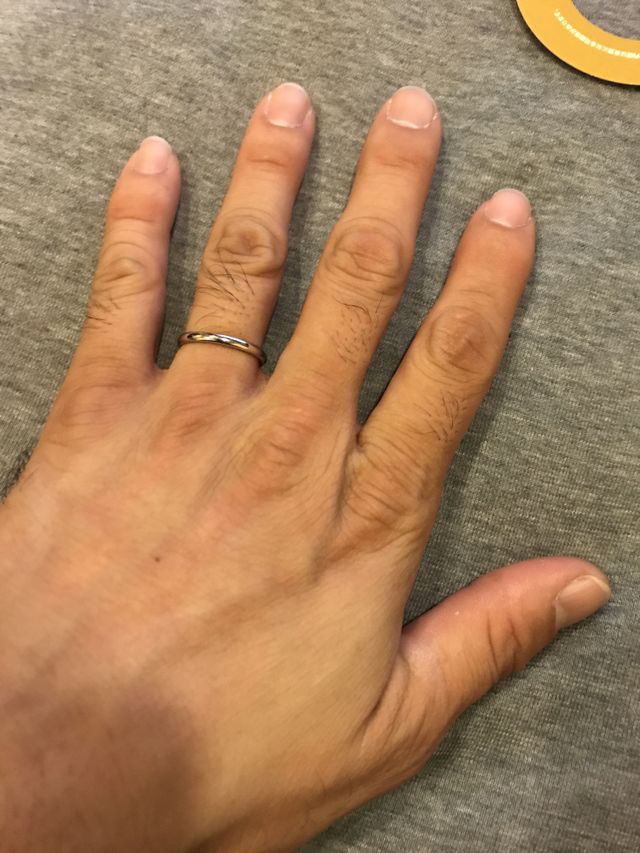 結婚指輪を購入しました