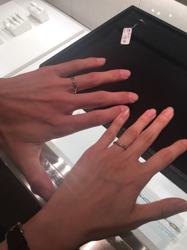 2回目の試着で決定