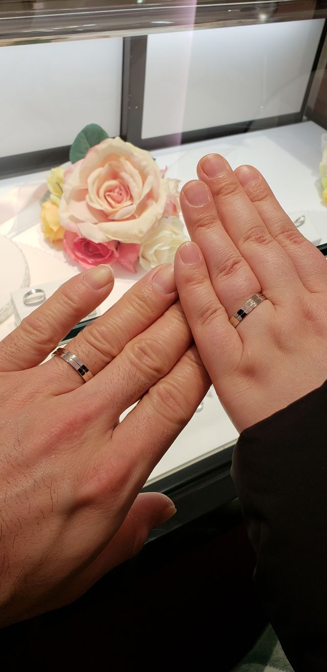 購入後、店頭にて試着