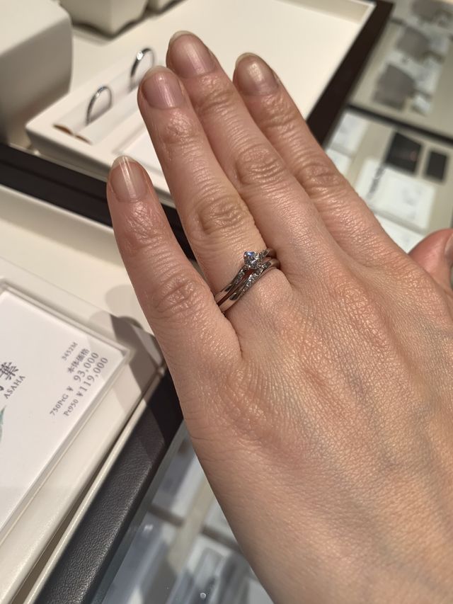 露華と朝葉のセットリング