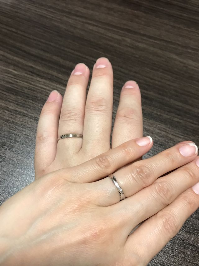 結婚指輪で購入しました。