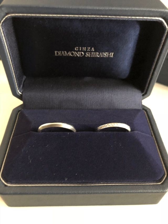 購入したてのリング