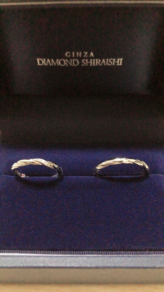 購入した指輪です！