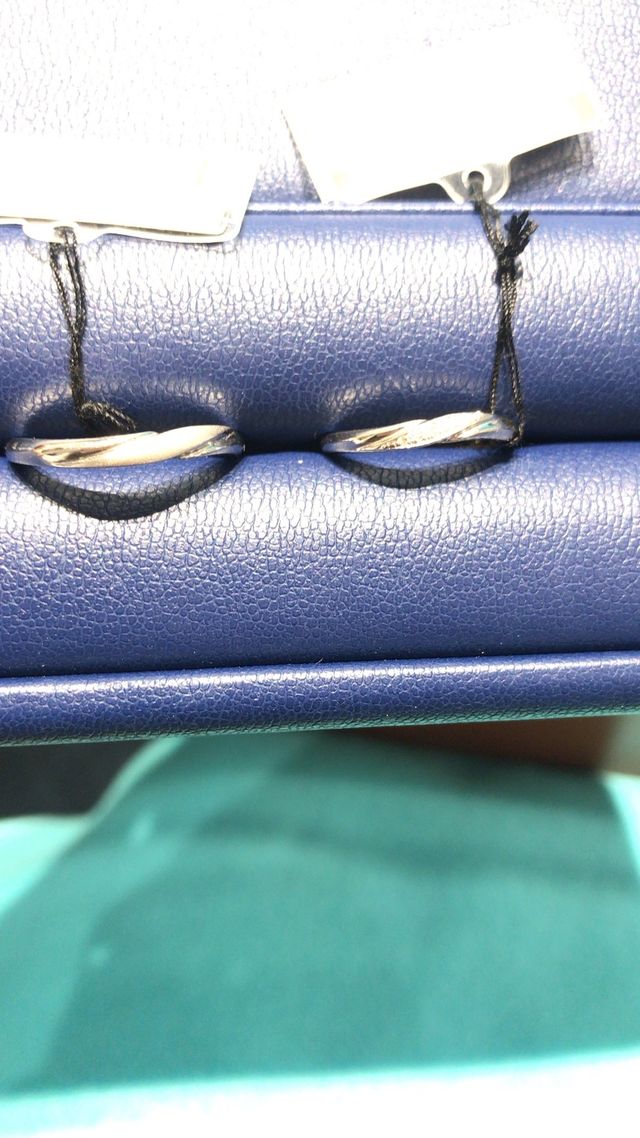 左が男性(プラチナ)、右が女性用(ダイアモンド)