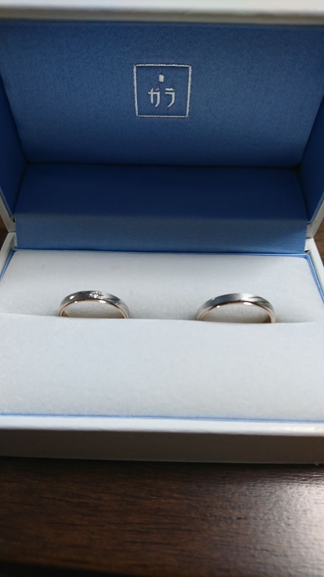 実際に購入した指輪です。