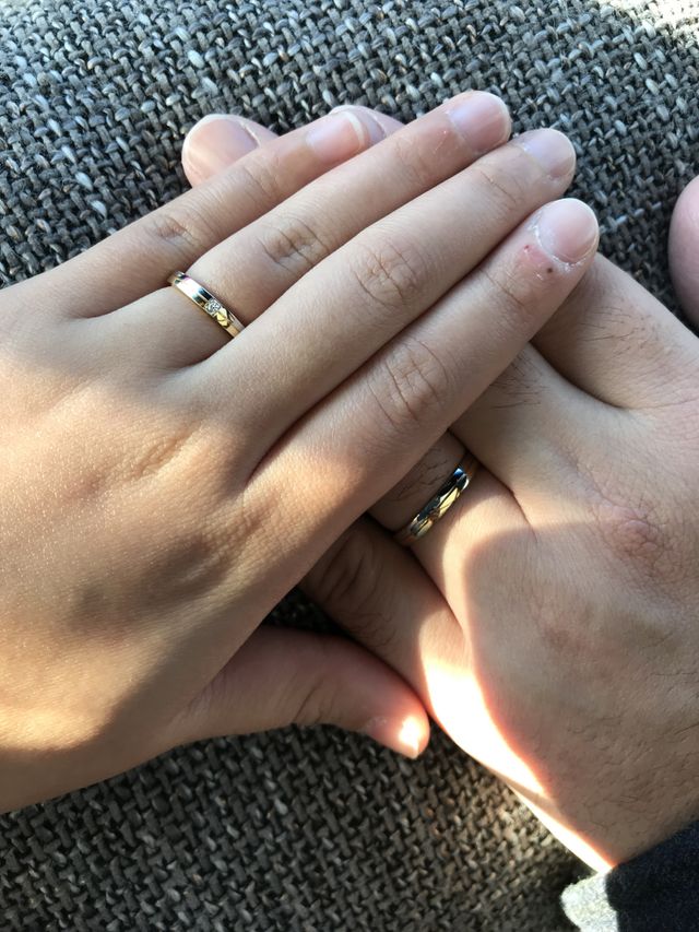 お写真を撮ってみました！私は9号で主人は22号です！