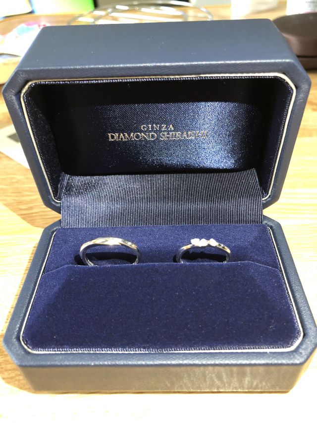 結婚指輪を購入しました！