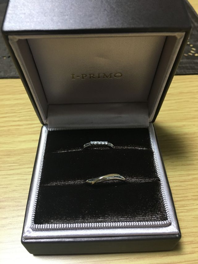 結婚指輪です。