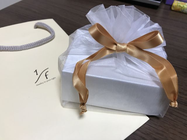 丁寧に包装していただきました