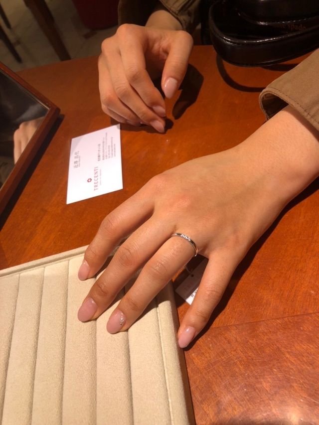トレセンテの結婚指輪です