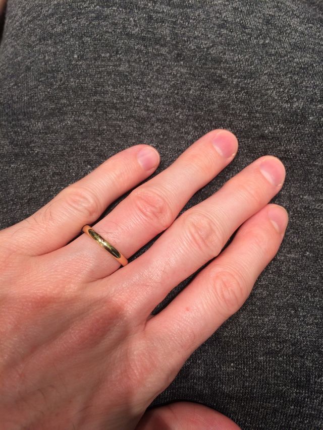 手のひら側だけ少し細身になっているのでつけ心地が良かった