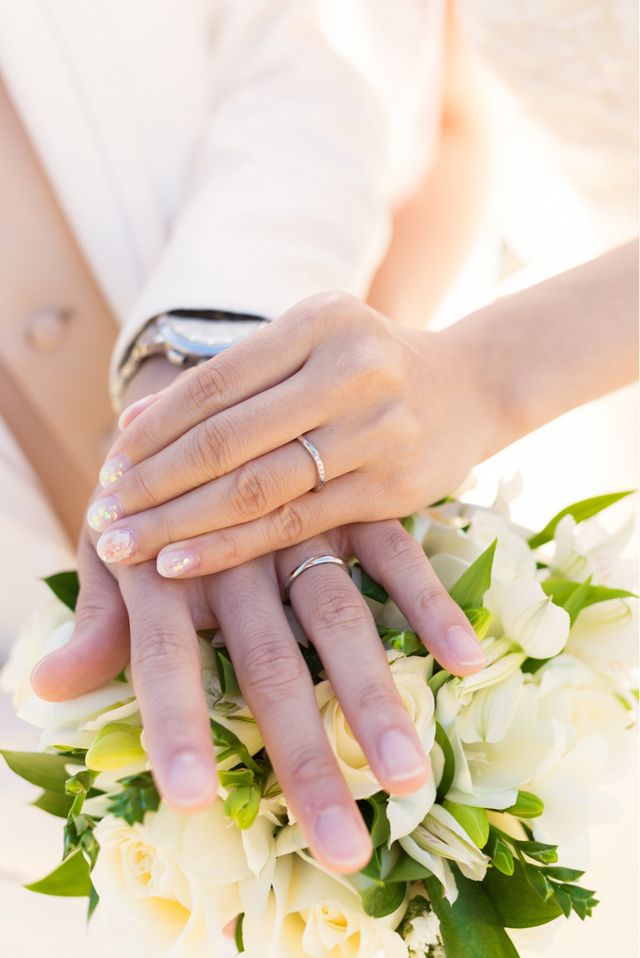 おそろいの結婚指輪です