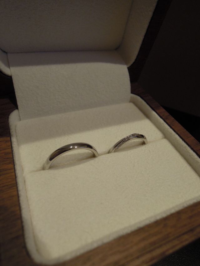 理想の結婚指輪が購入することが出来ました。