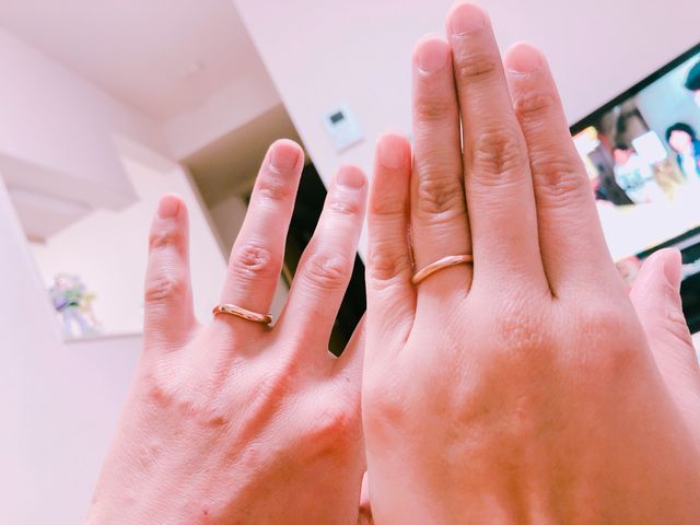 サイズもぴったり！ピンクゴールドの色も肌になじみます！