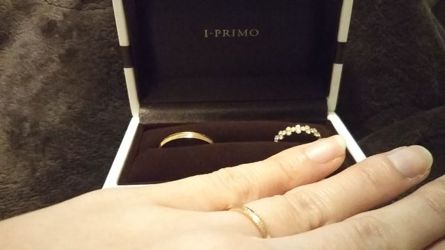 婚約指輪との相性もバッチリでした！