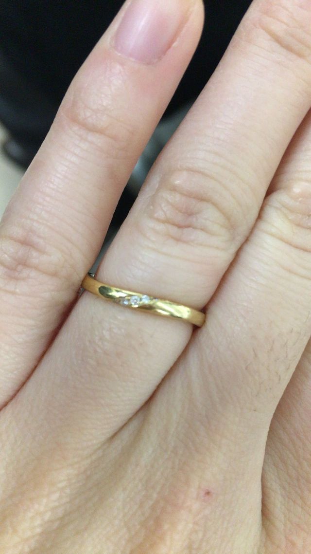 LUCINAのイエローゴールドです。