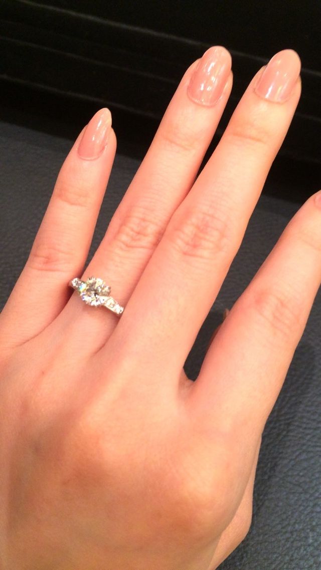 試着時の写真です。