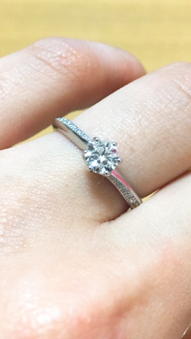 EXELCO DIAMONDOで購入した婚約指輪